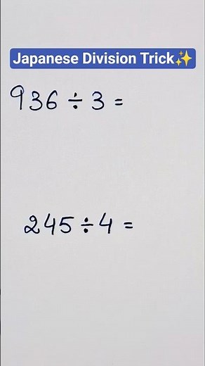 Japanese Division Method🔥| Learn Division Easily | Infinity by Vishali #japanesedivision #division