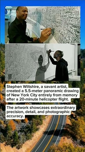 Autistic Artist Stephen Wiltshire Draws a 5.5-Meter New York Panorama Entirely from Memory