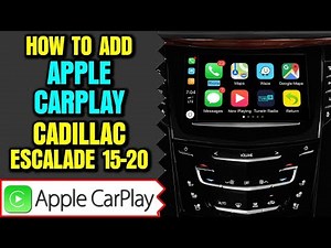 Cadillac Escalade Apple CarPlay - Add Apple CarPlay Android Auto to Cadillac Escalade HDMI DVD Input
