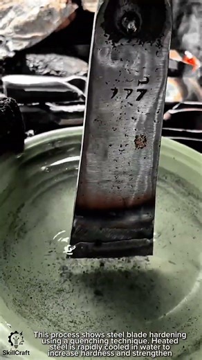 Blade Hardening Work Tool Using Quenching Process #worktool