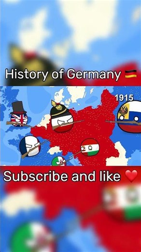 History of Germany 🇩🇪 #countryballs #history #germany #ww1 #war #greatwar