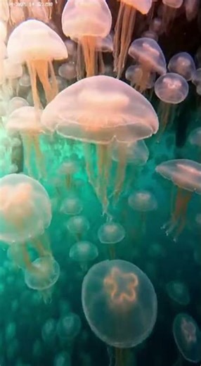 Thousands of Jellyfish Rise From The Deep