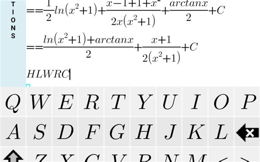 #tinkutara#【matheditor初体验不好hou】逆天海螭薇求解不定积分∫(x^3+1)/(x^2+1)²dx；cier触发首sier数学xioo。