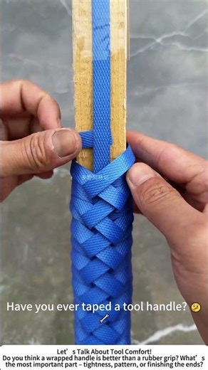 DIY Handle Wrap – Weaving a Non‑Slip Grip from Woven Strap! 🖐️🛠️