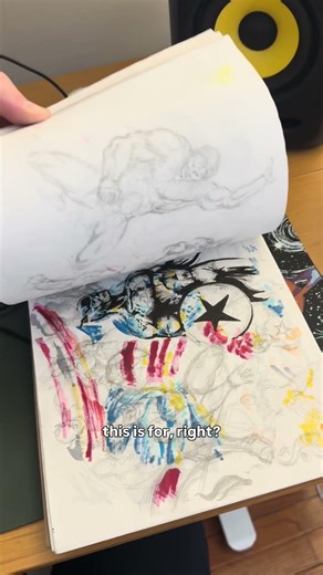 Sketchbook done! Pick up the pencil and let’s draw! #drawing #sketching #comicartist #indieartist