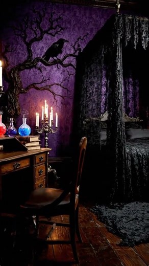 🕸️ Wednesday’s Midnight Gothic Chamber