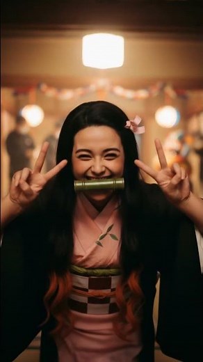 Nezuko Kamado in REAL LIFE — Live-Action Character Transformation (Demon Slayer)