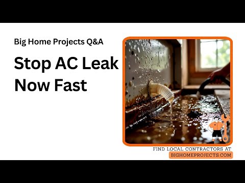 Clogged AC Condensate Line Signs Vacuum Vinegar Flush