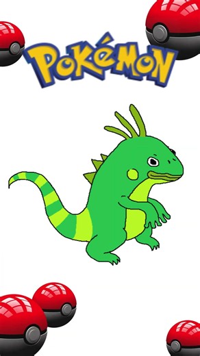 GUANATOR Grass type #paint #fakemon #draw #pokemon