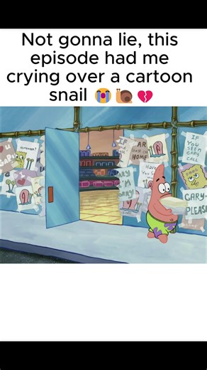 Gary's Heartfelt Goodbye: A SpongeBob Moment