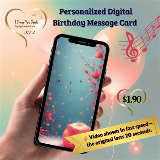 Digital Birthday Card - Etsy