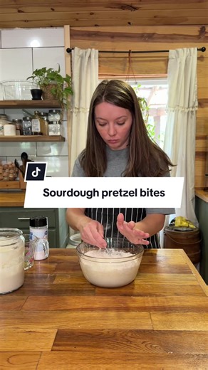 Soft Sourdough Pretzel Recipe (Bite Size & Whole)