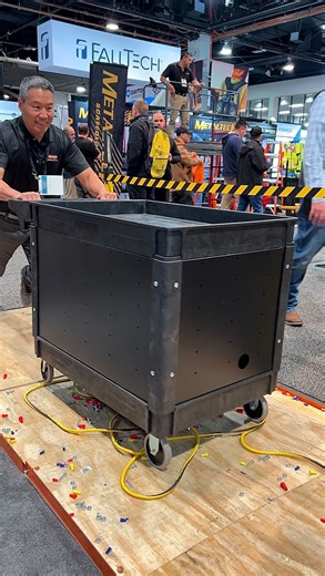 Gadget Glimpse on Instagram: "The KNAACK Armoured Transport is ultimate mobile work station. With 16-gauge steel construction, 750 lb load capacity, and oversized wheels, it’s built to handle the toughest jobsites. Secure, mobile, and efficient. #WorkStation #UtilityCart #Tools #Jobsite #ToolsOfTheTrade"