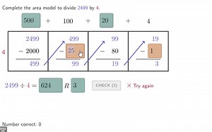 3.5K views · 24 reactions | ✨ GEOGEBRA RESOURCE! ✨ Try this FREE GeoGebra Practice resource to divide a multi-digit number by a single-digit number using area models. Check it out! https://www.geogebra.org/m/fhqqu6w6 #iteachmath #math #maths #mathematics #division | GeoGebra | Facebook
