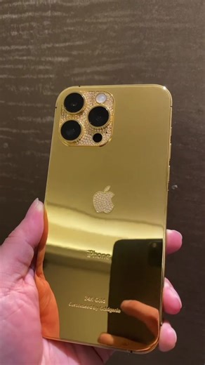 Customized 24K Gold iPhone Cases for iPhone 11, 12, 13, and 14 Pro Max