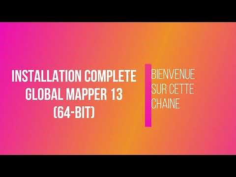 Installation complete Global Mapper 13