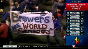 36 years ago today! October 10, 1982: The Milwaukee Brewers overcome an 0-2 deficit to win Game Five of the ALCS and clinch a trip to the World Series. | MLB Network