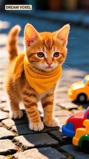 Kitty’s Toy Car Surprise | Heartwarming Emotional Cat Story 🐱🚗