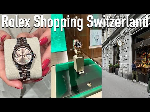 Rolex Watch Shopping Zurich Switzerland Bucherer Beyer &Watch Museum Daytona Submariner GMT Master?