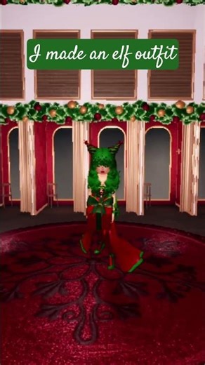 I made an elf outfit#dresstoimpress #roblox #christmasclothes
