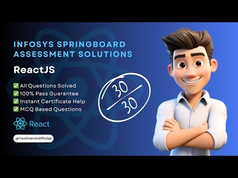 Infosys Springboard ReactJS Assessment Answers 2025