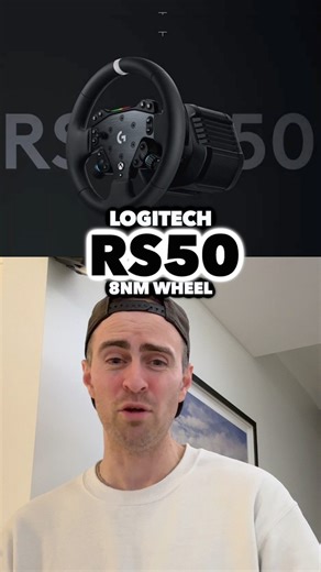 New Logitech RS50 Wheel #logitechrs50 #logitechgprors #tech #simracing | Games Tech Auto