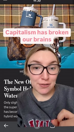 Morgan - Resume Writer 📝✨ on Instagram: "I posted this video a YEAR ago today!!! So insane!!! I wound up really diving into underconsumption and even did a low buy year, and I spent $8000 less on shopping in 2024 and paid off $20K+ of student debt 😅 Truly cannot recommend reading this book and The Day The World Stops Shopping enough, they are LIFE CHANGING! #underconsumption #deinfluencing #stanleycup #overconsumption #capitalism #consumerism"