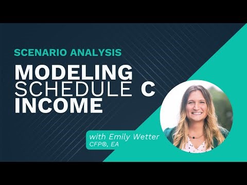 Schedule C Income Modeling Made Easy