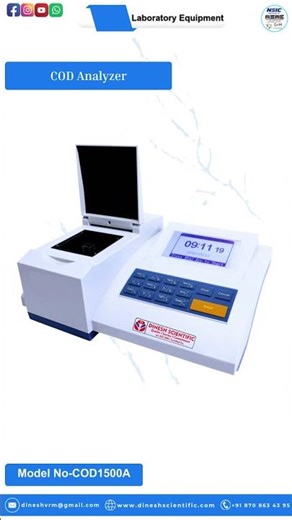 COD Analyzer | Fast & Accurate Water Quality Testing #scientific #laboratoryequipment