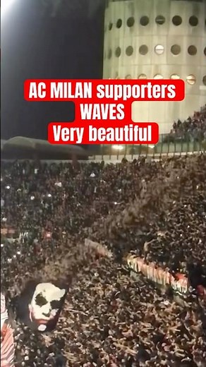 🔴⚫ Unreal! AC Milan Fans Create a Sea Wave Inside the Stadium | Incredible San Siro Atmosphere