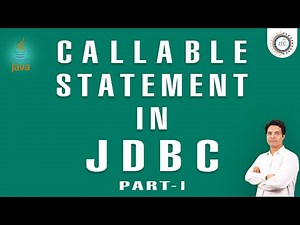 Callable Statement In JDBC Day-1
