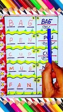 Belajar Menulis & Mengeja Bahasa Inggris Anak TK | English Spelling for Toddlers