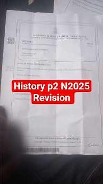 NOVEMBER 2025 -HISTORY PAPER 2 ZIMSEC Full paper 🥉🎉💯