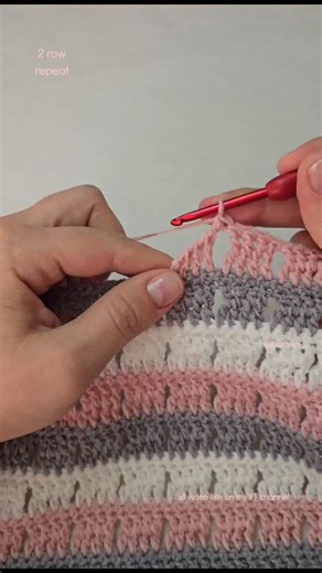 GuTCrafts on Instagram: "Block Mesh Stitch 2 Row Repeat Crochet Pattern | Crochet Stitches"