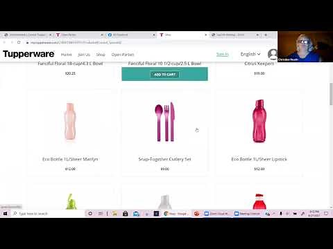 How to enter a Tupperware customer order
