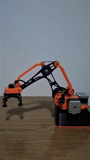 3D yazıcı ve step motorlar ile yaptığımız tam otomatik robot kol #shorts #3dprinting #robot