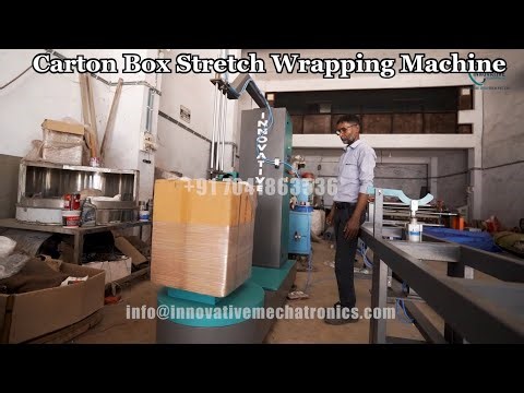 Big carton box stretch wrapping machine - Innovative packing solution