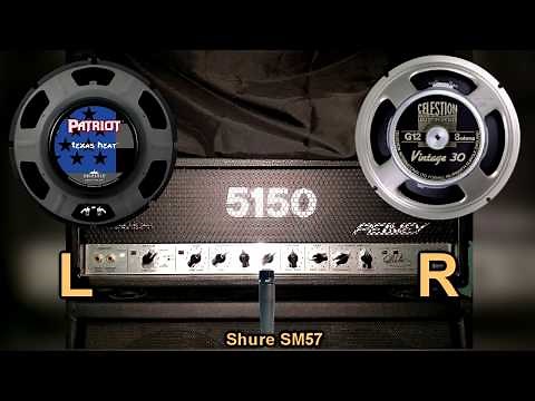 GUITAR SPEAKER COMPARISON - Celestion Vintage 30 vs Eminence Legend V12 vs Eminence Texas Heat