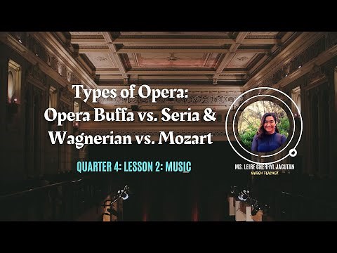 Lesson 2: TYPES OF OPERA