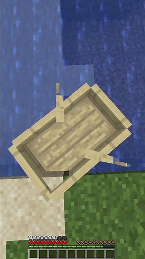 How to get out of a boat in minecraft