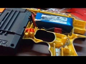 Arduino-controlled Nerf Pulse Rifle