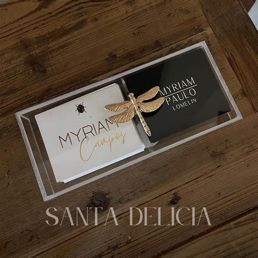 Double Stationery Set Personalized: Custom Notecards With Acrylic Box - Etsy