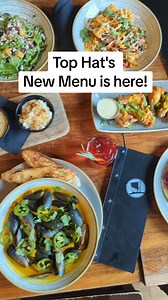 🥘 Featuring seasonally inspired entrées and indulgent desserts, the new Top Hat menu offers the warmth and comfort you crave as the seasons change. Stop by soon to discover your new favorite today! ☺️ | The Top Hat