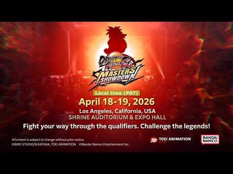 DRAGON BALL FighterZ Masters Showdown | Tournament Rules＆Player Matchups Introduction Trailer