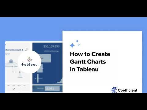 How to Create Gantt Charts in Tableau