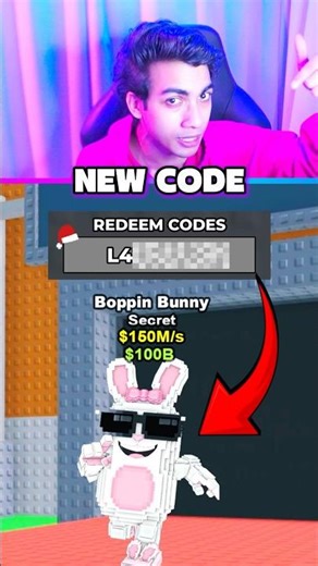 NEW CODE STEAL A BRAINROT BOPPIN BUNNY 😱