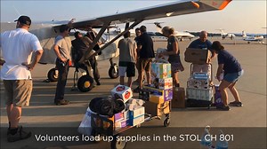 Sam McNair delivered 9,000 lbs. of supplies to help survivors of Hurricane Florence (even landing on a race car drag strip in the process) in his kit-built STOL CH 801 four-seat sport utility aircraft. | Zenith Aircraft