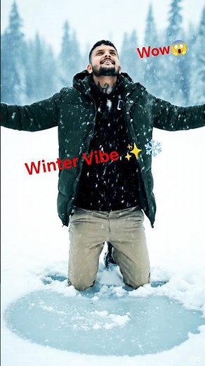 Winter Vibe ✨❄️ #shorts #short #ytshorts #virlshort #trendingshorts #ai