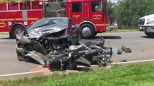 33K views · 215 reactions | #breaking A motorcyclist is being flown to Charlotte with serious injuries after a wreck on Taylorsville Road in the Oak Hill community. An eyewitness said the man was thrown from his motorcycle, landing around 30 feet away. | News-Topic | Facebook