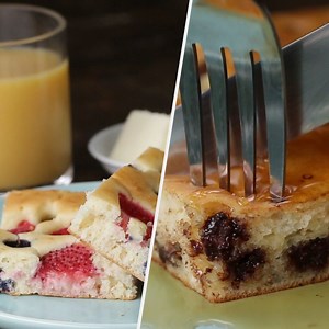 1.2M views · 8K reactions | Here's how to make the perfect sheet pan pancakes for your next brunch! 壟 Get the recipe: https://tasty.co/compilation/how-to-make-sheet-pan-pancakes | Tasty | Facebook